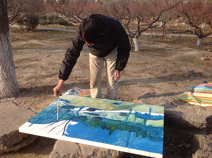 洪保峰：诗画交融，用风景表现东方哲学