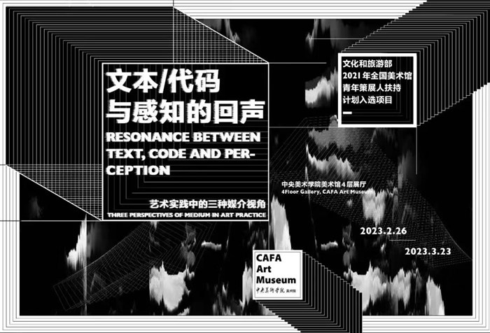 “文本、代码与感知的回声——艺术实践中的三种媒介视角”在央美美术馆展出
