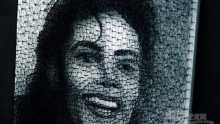 乌克兰艺术家仅用钉子细线创作MJ肖像令人惊叹